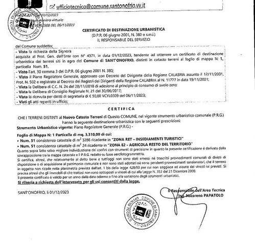 Terreno a Sant'onofrio in Contrada Cocari - Foto 3