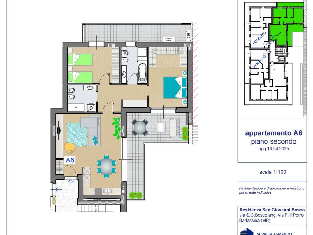 Appartamento a Barlassina in Via San Giovanni Bosco, 3 - Foto 5