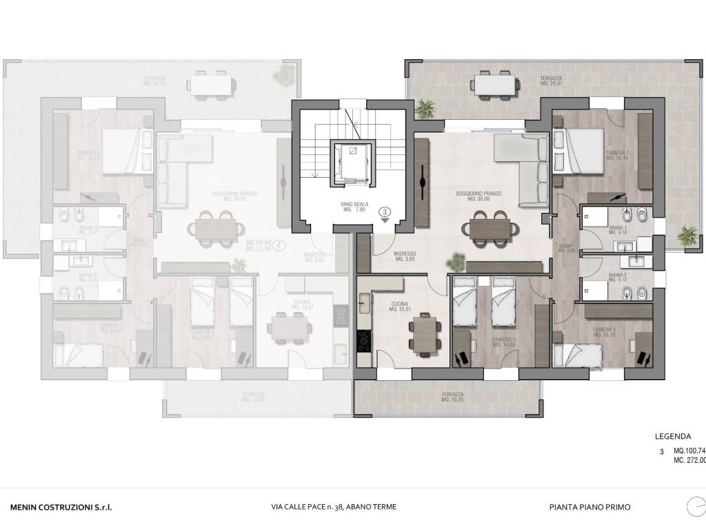 Progetto a Abano terme in Via Calle Pace, 38 - Foto 2