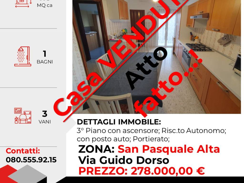 Appartamento a Bari in Vai Guido Dorso, 30 - Foto 2