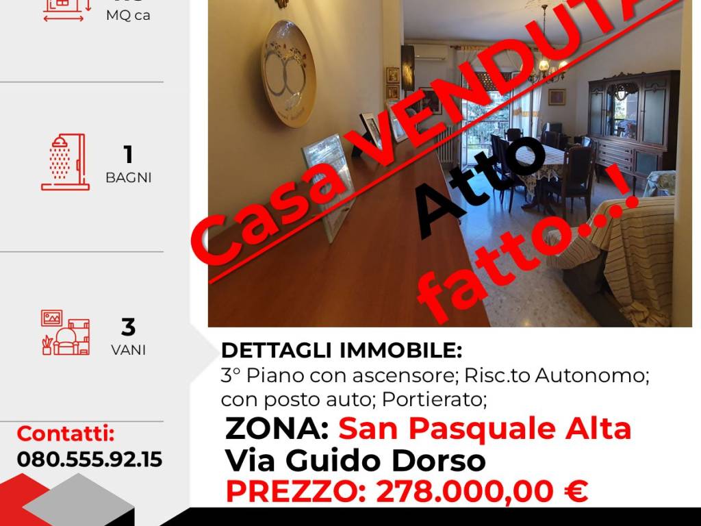 Appartamento a Bari in Vai Guido Dorso, 30 - Foto 3