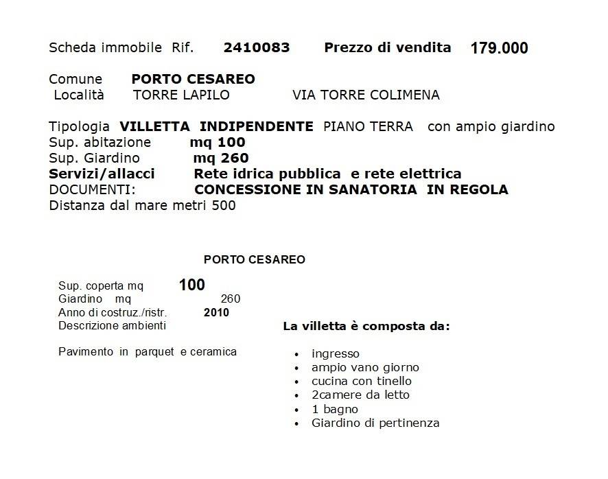 Villetta a schiera a Porto cesareo in Via Supersano - Foto 2