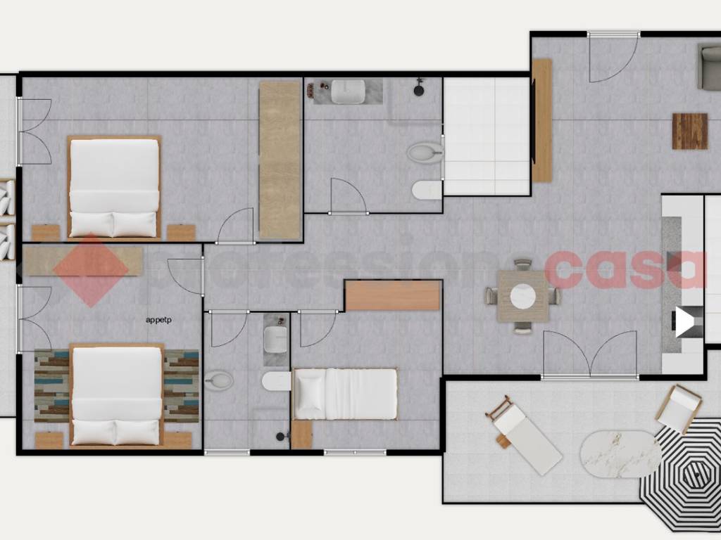 Appartamento a Giulianova in Via Galileo Galilei, 306 - Foto 3
