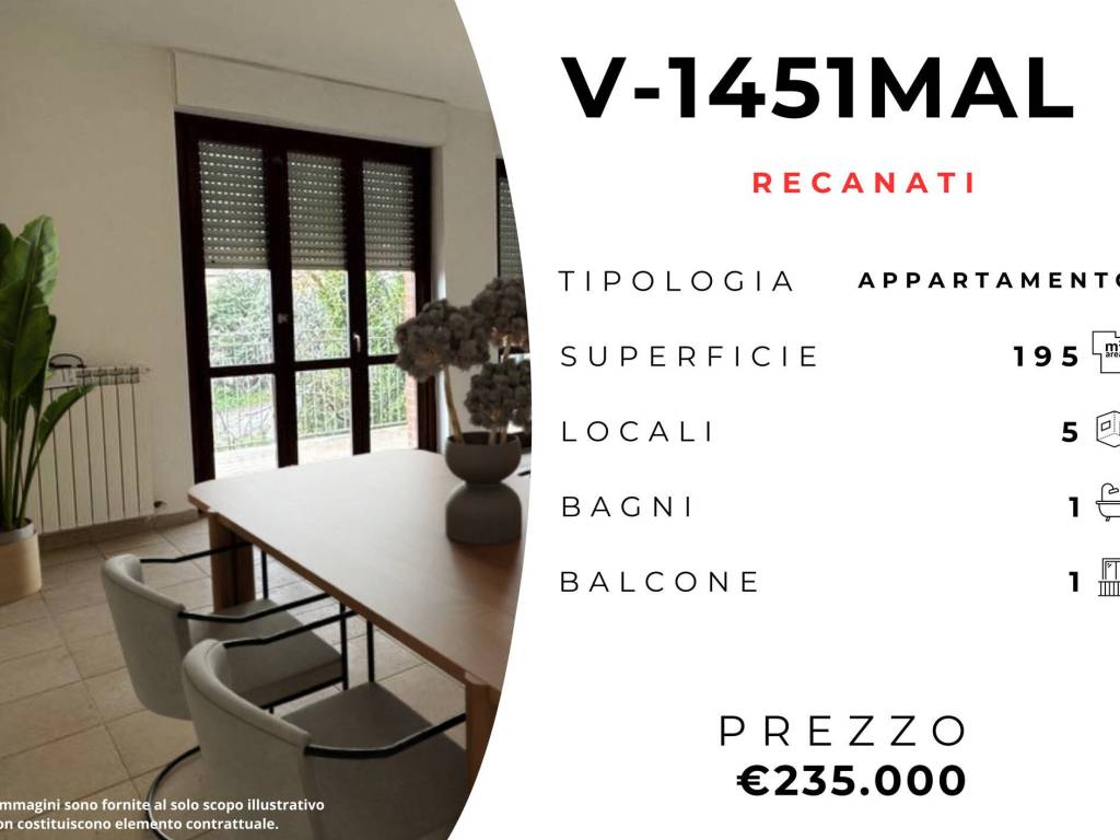 Appartamento a Recanati in Fratelli Ottaviani, 11 - Foto 2