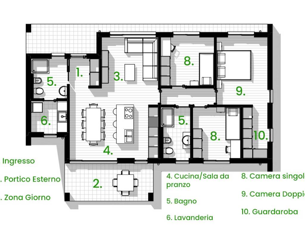 Villa a Martignacco in Via Udine - Foto 5
