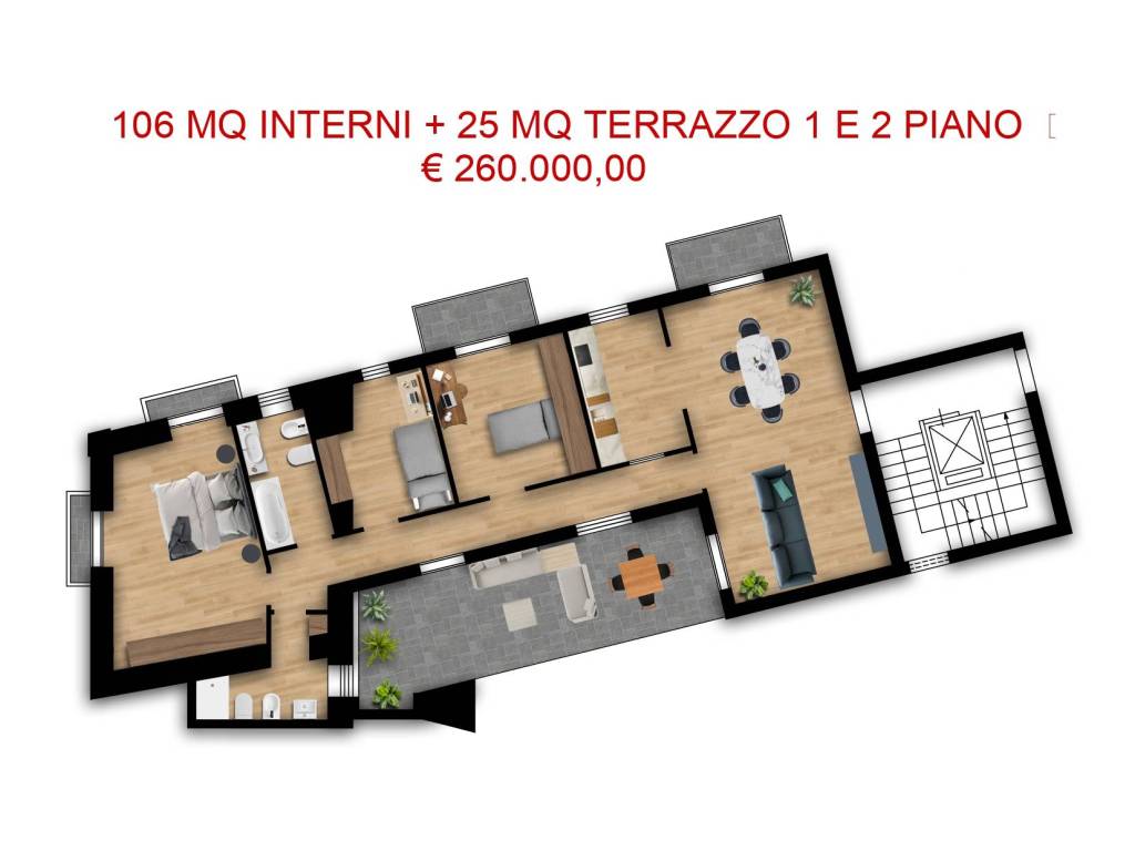 Appartamento a Succivo in Via Generale Luigi Cadorna - Foto 3