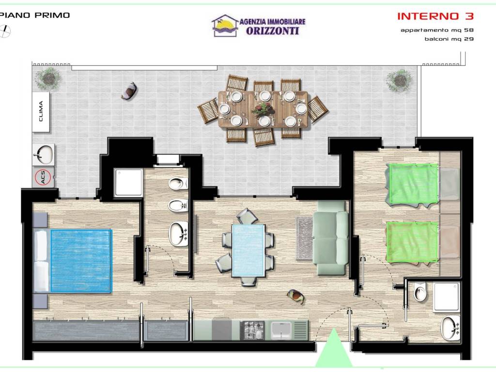 Appartamento a Tortoreto in Via Gioacchino Rossini, 13 - Foto 2