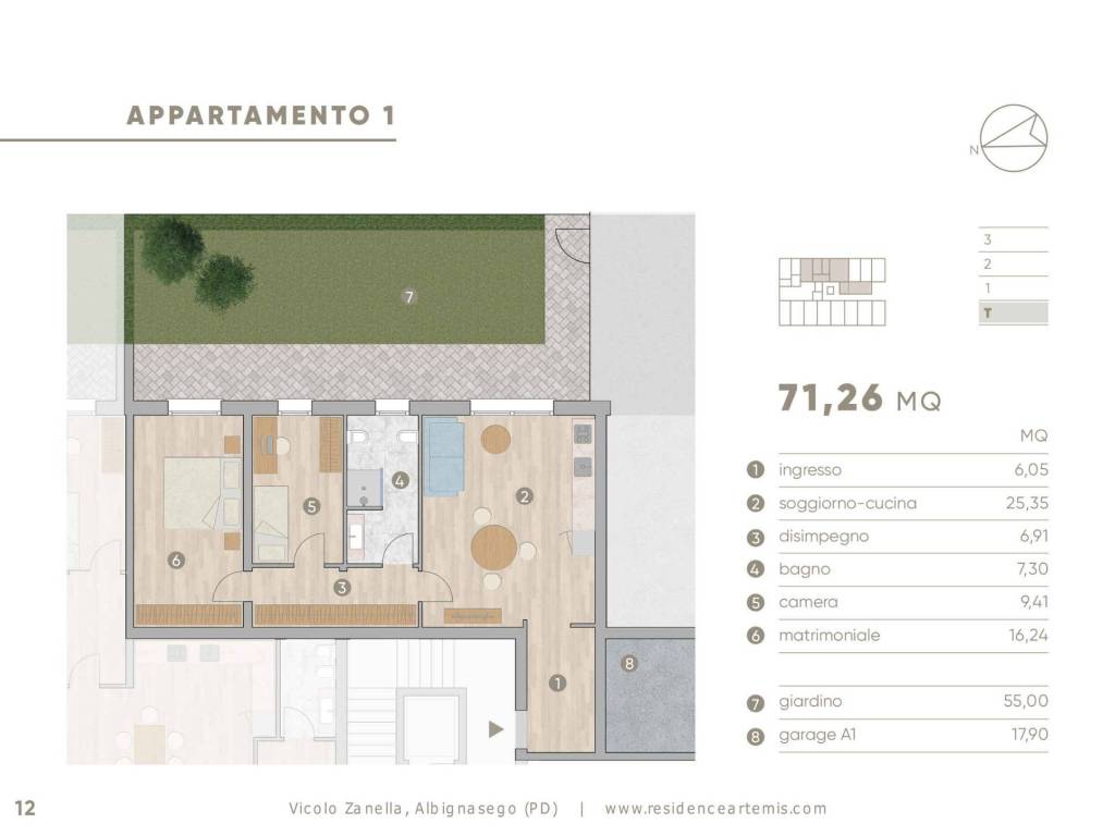 Appartamento a Albignasego in Via Roma, 20 - Foto 2