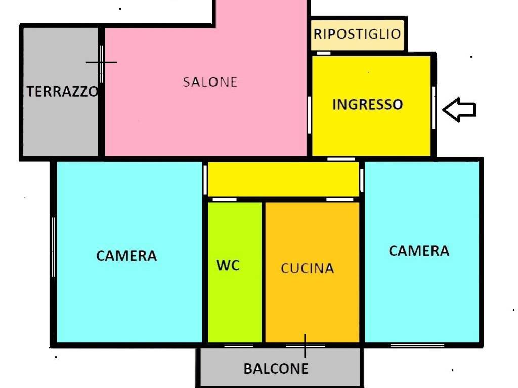Appartamento a Paliano in Via Porta Sabauda, 52 - Foto 4