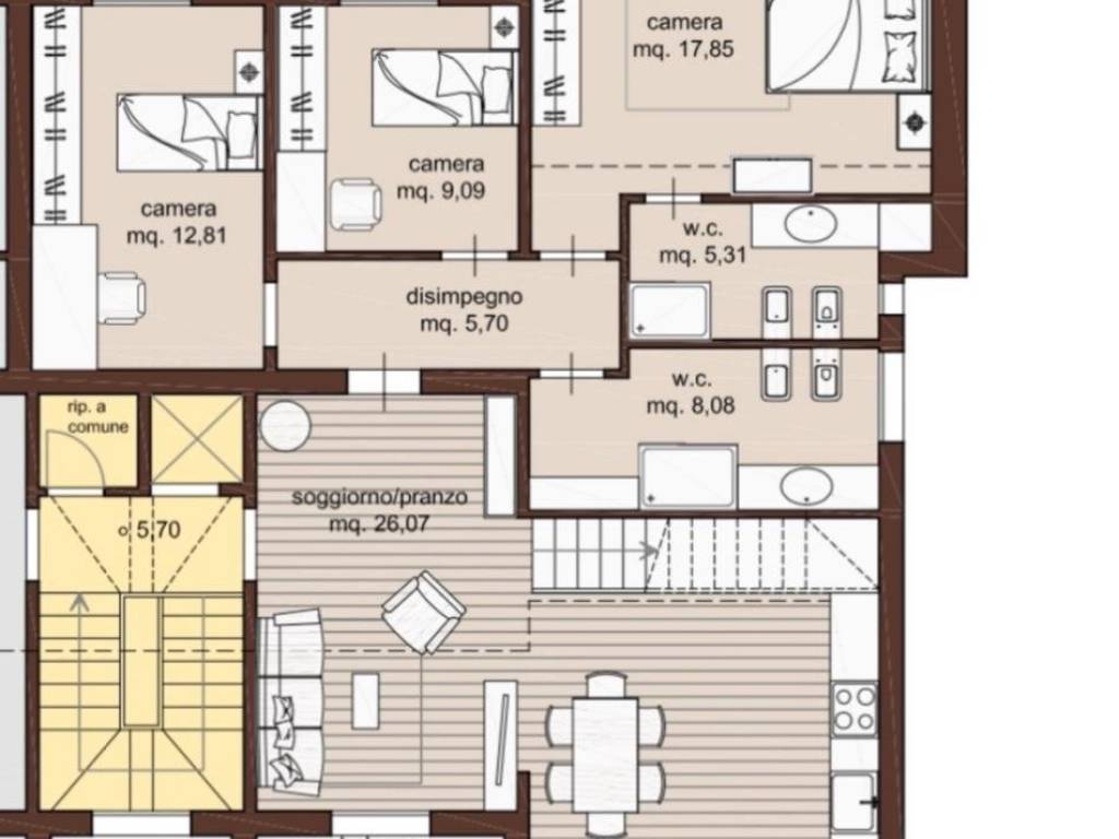 Appartamento a Empoli in Via Giovanni Fattori, , 50053 - Foto 3