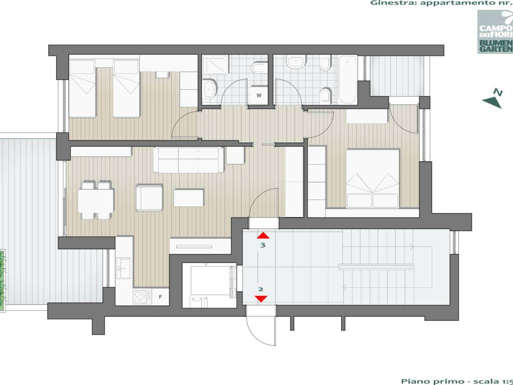 Appartamento a Bolzano in Viale Giacomo Puccini - Foto 3