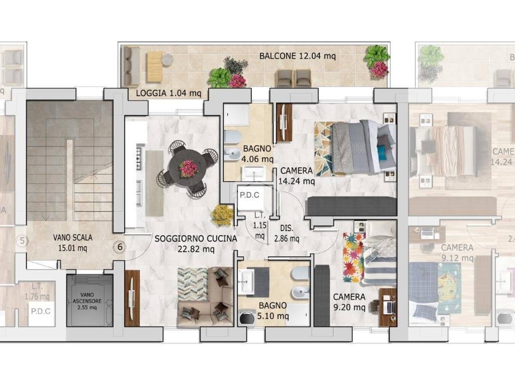 Appartamento a Rimini in Via Giacomo Lettieri - Foto 2