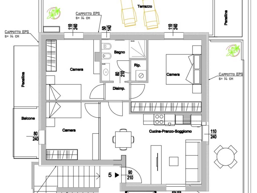 Appartamento a Rimini in Viale Giuseppe Mazzini, 26 - Foto 3