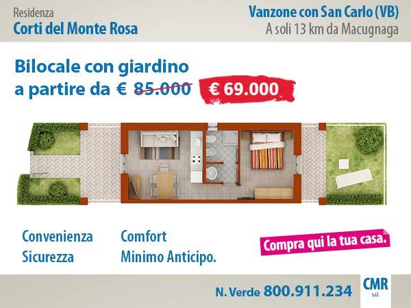 Appartamento a Vanzone con san carlo in Località Valleggio - Foto 2