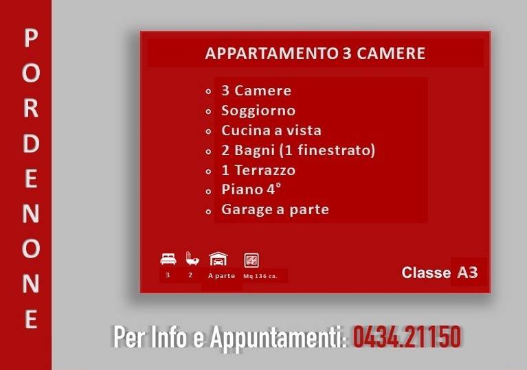 Appartamento a Pordenone in Piazza Risorgimento, 909 - Foto 2