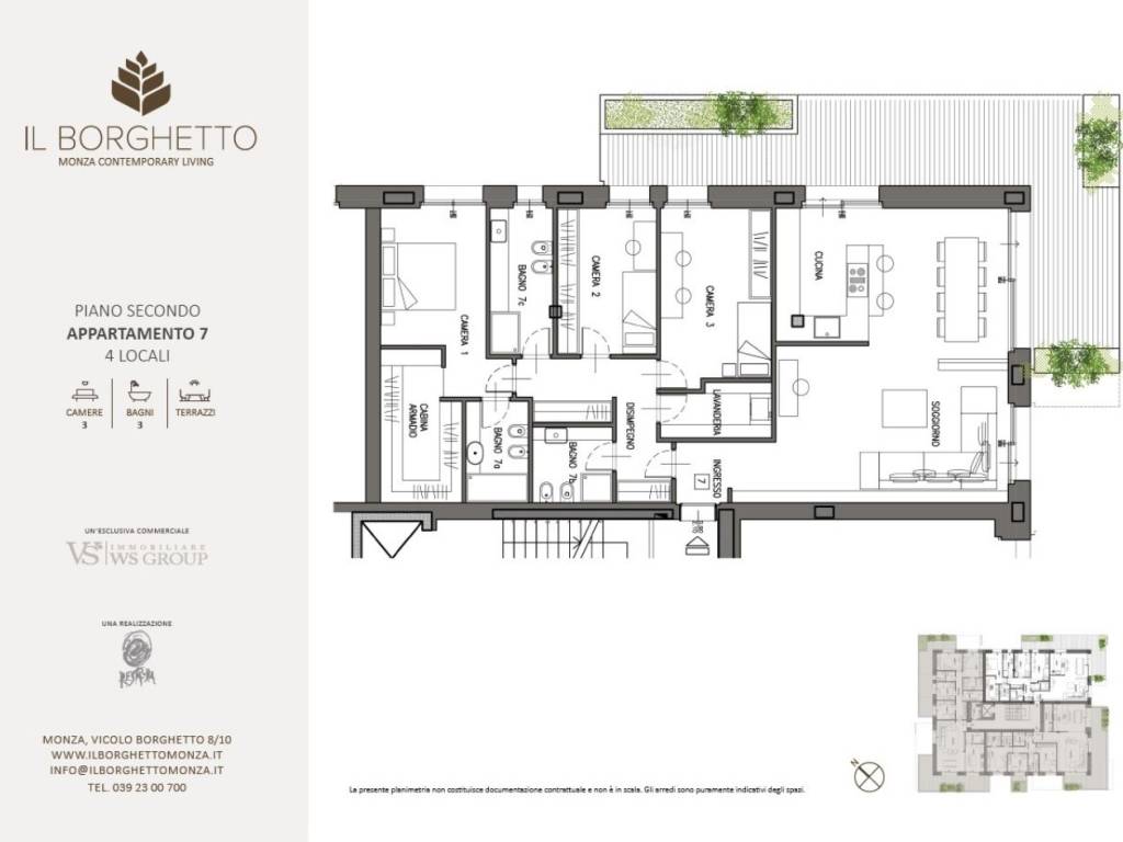 Appartamento a Monza in Vicolo Borghetto, 10 - Foto 5