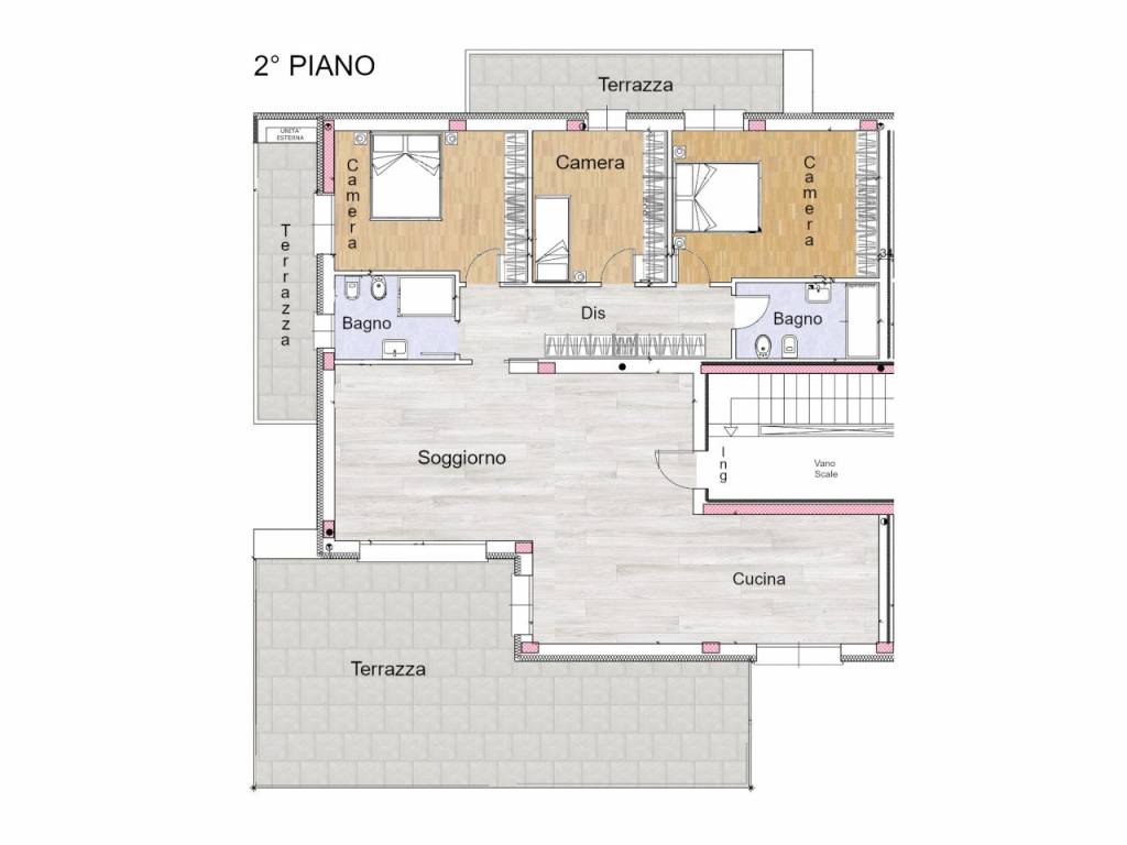 Appartamento a Montegrotto terme in Via Giulio Cesare - Foto 2