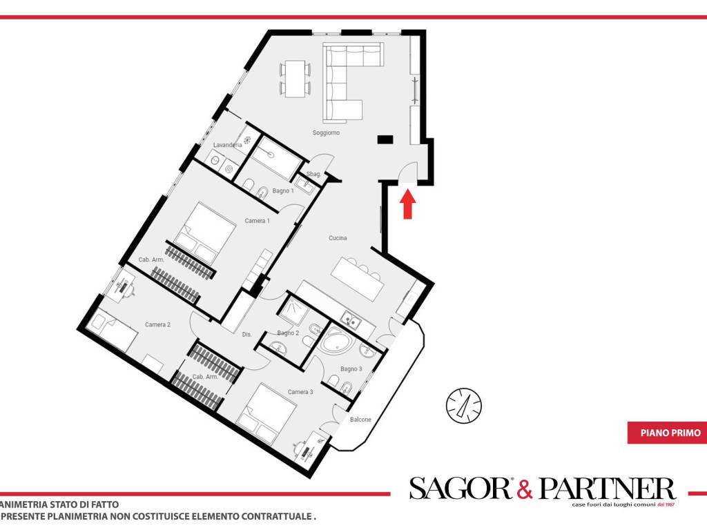 Appartamento a Milano in Via Costanza, 37 - Foto 1