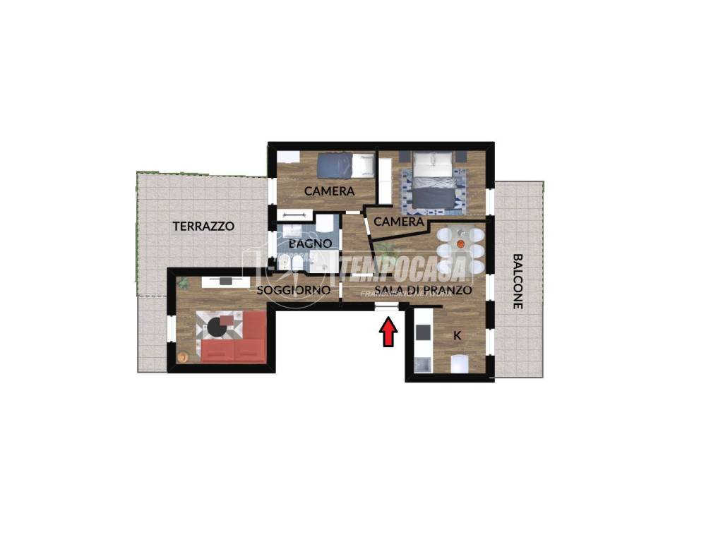 Appartamento a Fermo in Via del Crocefisso 48 - Foto 2