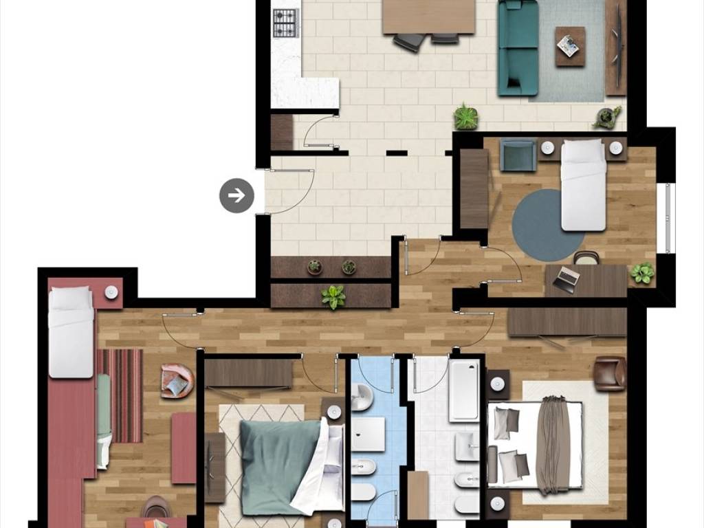 Appartamento a Chieti in Via Picena - Foto 2