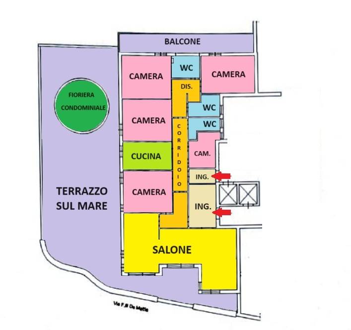 Appartamento a Salerno in Via Fratelli De Mattia, 85 - Foto 2