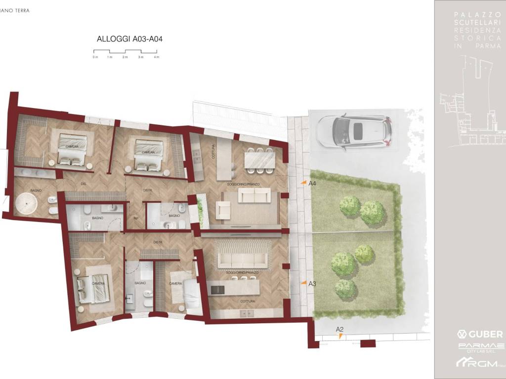 Appartamento a Parma in Vicolo Scutellari, 4 - Foto 2