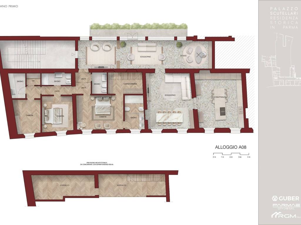 Appartamento a Parma in Vicolo Scutellari, 4 - Foto 3