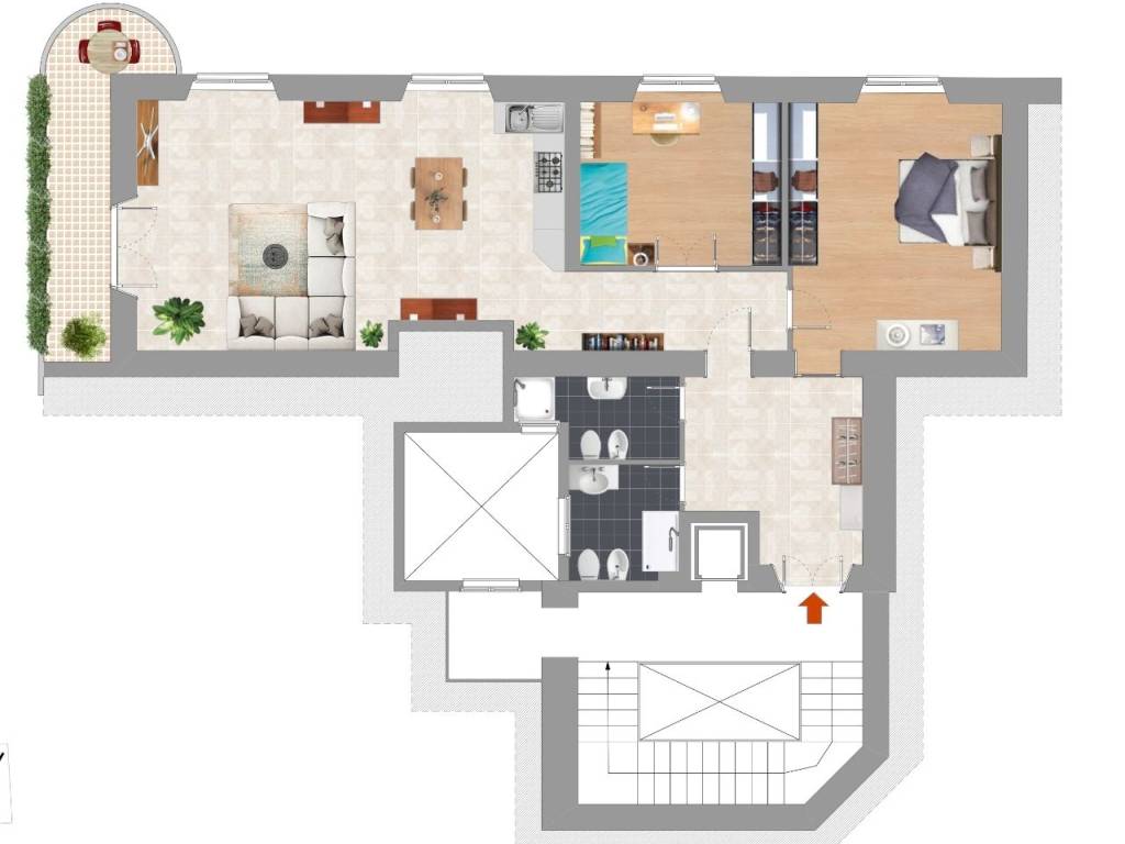 Appartamento a Como in Via Mentana, 17 - Foto 2