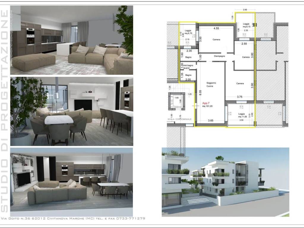 Appartamento a Civitanova marche in Viale Santa Rita S.N.C. - Foto 3