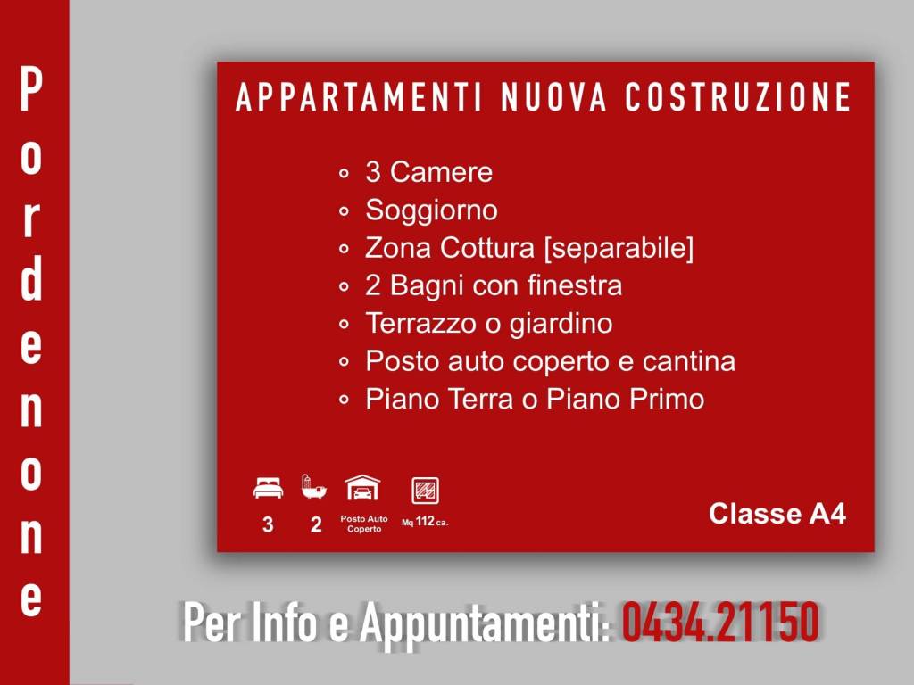 Appartamento a Pordenone in Via Montereale - Foto 2