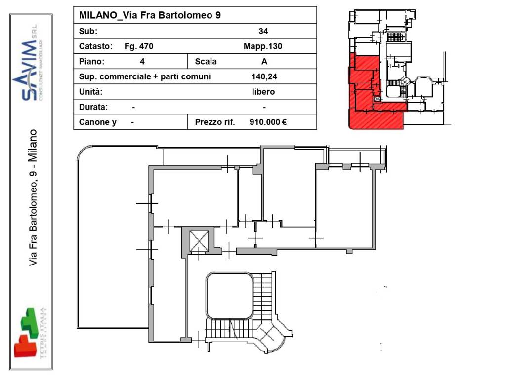 Appartamento a Milano in Via Fra' Bartolomeo, 9 - Foto 1