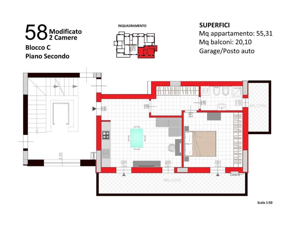 Appartamento a Pesaro in Via Lago Maggiore, 72 - Foto 2