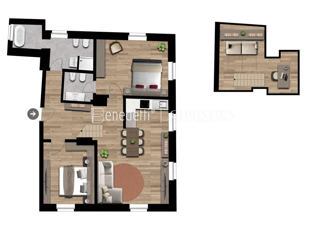 Attico / mansarda a Cortina d'ampezzo in Località Cianderies - Foto 3