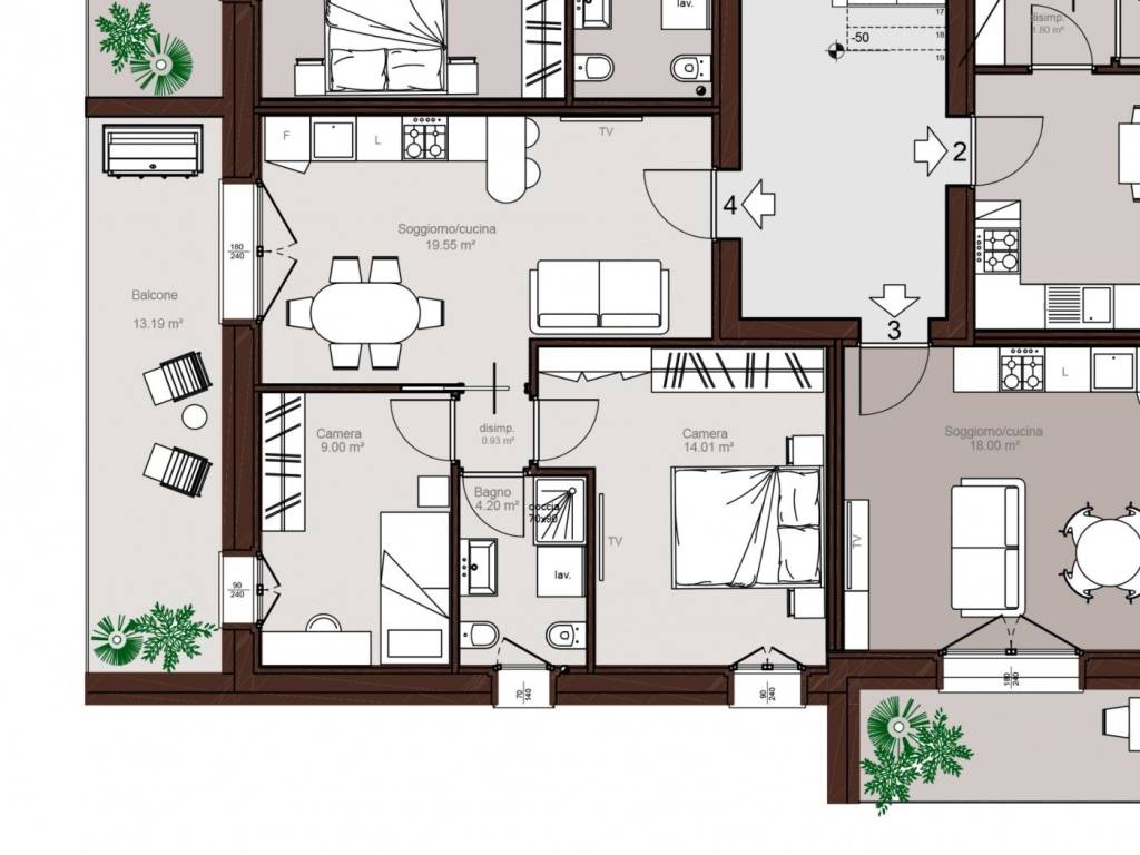 Appartamento a Verona in VIALE PALLADIO - Foto 4